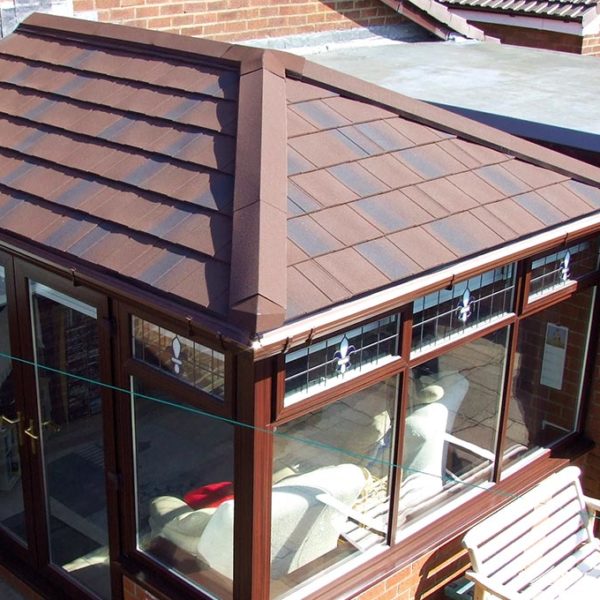 Brown Conservatory Tiled Roof