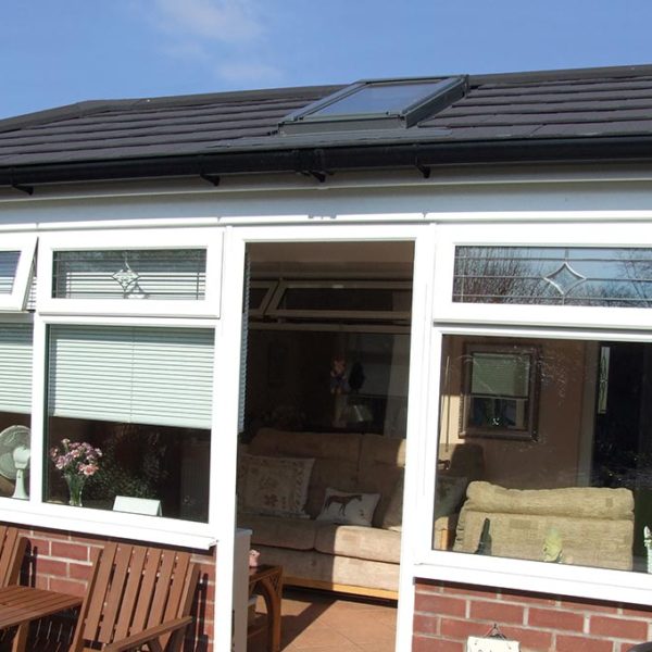 Grey Tiled Conservatory Roof