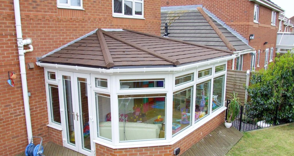 Solid Tile Conservatory Extension