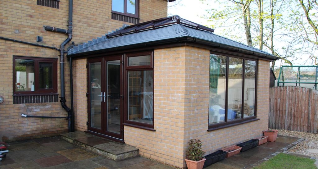 Slate Orangery Solid Tile Roof